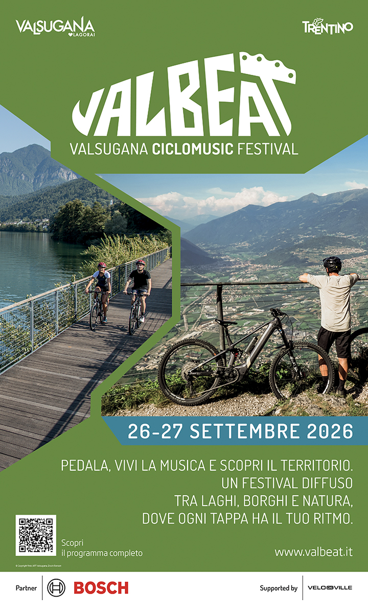 Valbeat - Valsugana Ciclomusic Festival 26-27 settembre 2026